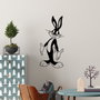 Wallity Bugs Bunny 1 Escultura de pared metálica negra